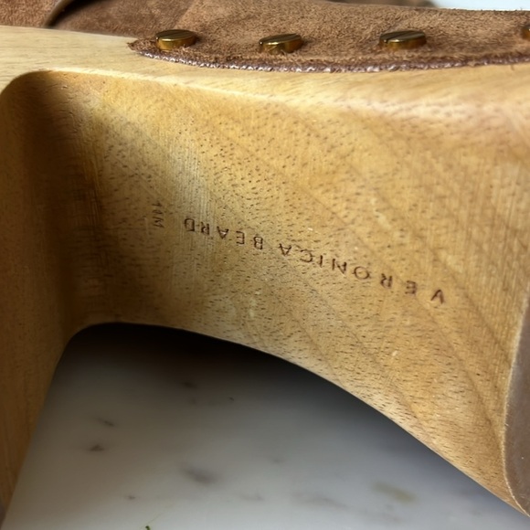 Veronica Beard Dacey Suede Clogs - Picture 9 of 9